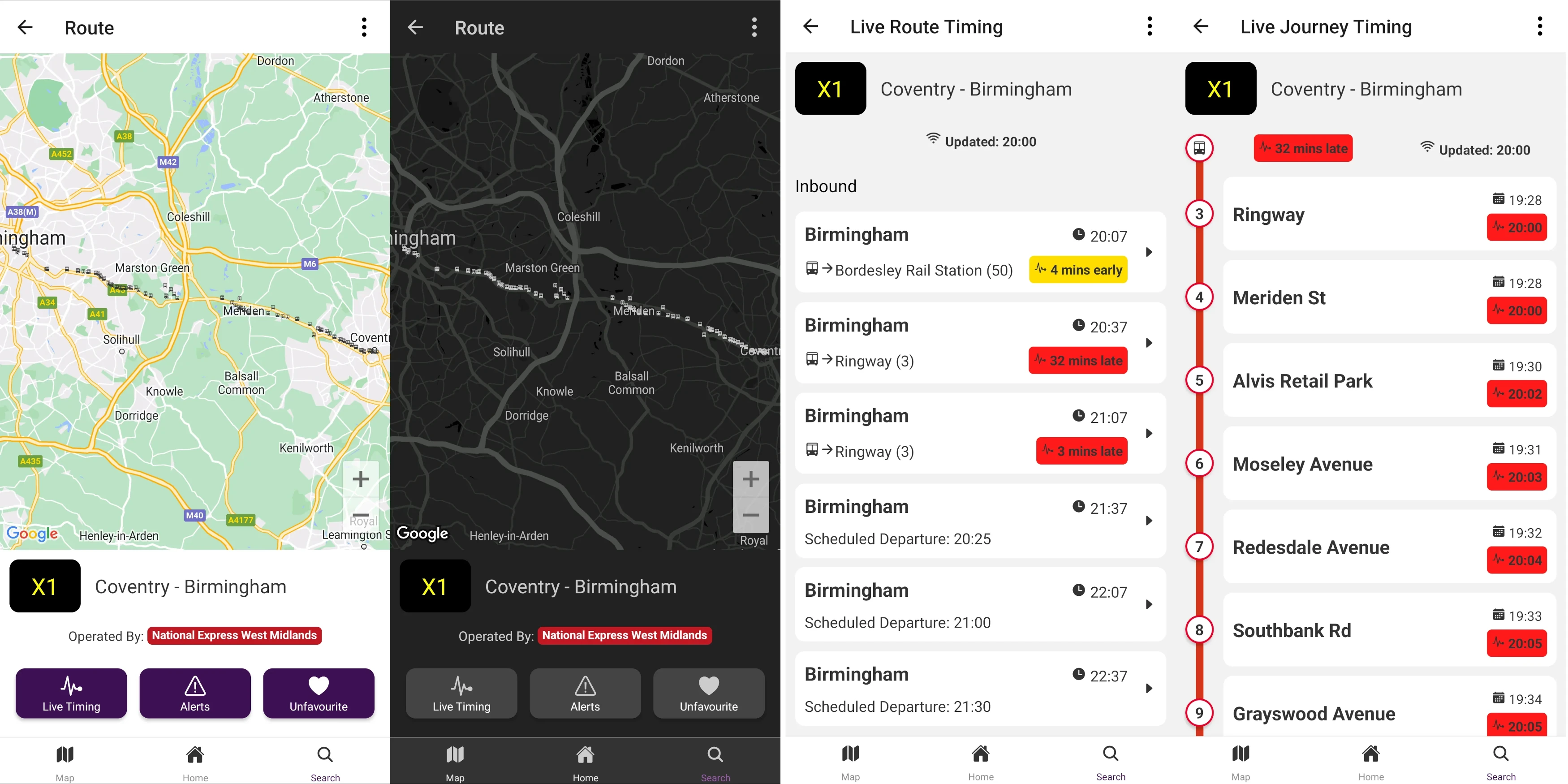 West Midlands Transport Tracker